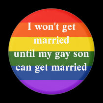 I won't get married magnets