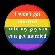 I won't get married magnets