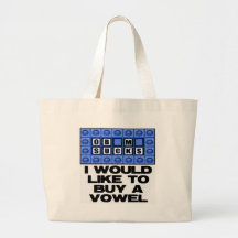 I would like to buy a vowel - Obama Sucks Canvas Bags