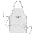 I Would Rather Be Writing Apron for Writers