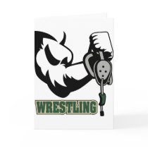I Wrestle Greeting Card