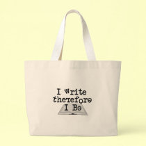 I Write Therefore I Be! bags