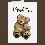 I Wub You Card cards