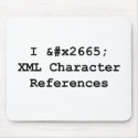 I ♥ XML mousepads