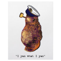 I yam what I yam-light Letterhead Template