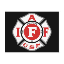 iaff logo black postcards