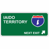 Iaido Next Exit photo sculptures