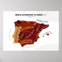 Iberia According to Spain Posters