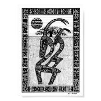 Ibex and Kid Poster posters