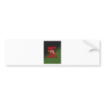 IBF Championship Boxing Belt With Etnic Background Bumper Stickers