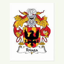 Ibiaga Family Crest Postcard