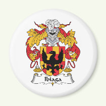 Ibiaga Family Crest Magnet