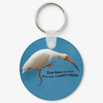 Ibis With an Itch Keychain by GrandmaDee Ibis With an Itch Keychain