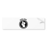 Ibiza 2009 drinker icon bumper sticker