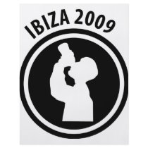 Ibiza 2009 drinker icon full color flyer