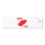 Ibiza 2009 icon bumper sticker