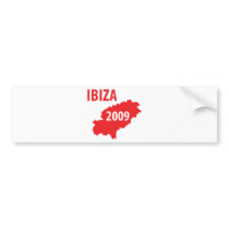 Ibiza 2009 symbol bumper sticker