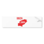 Ibiza 2009 symbol bumper sticker