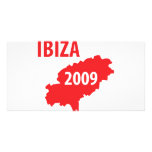 Ibiza 2009 symbol custom photo card