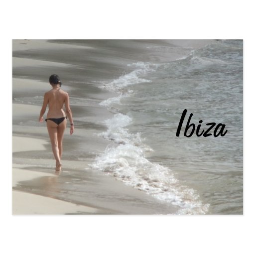 Ibiza Beach Postcard Zazzle
