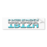 IBIZA BUMPER STICKER