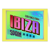 IBIZA GREETING CARD