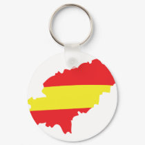 Ibiza contour flag icon keychains