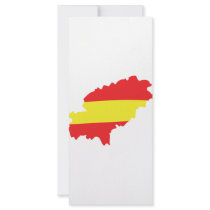 Ibiza contour flag icon rack card