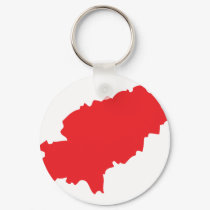 Ibiza countur icon keychains
