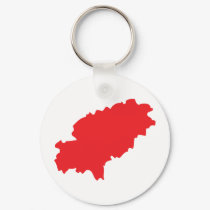 Ibiza countur icon keychains