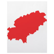 Ibiza countur icon letterhead