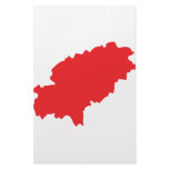 Ibiza countur icon custom stationery
