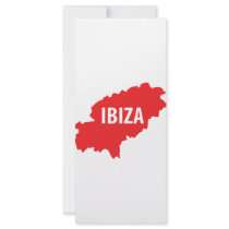 Ibiza icon custom rack card