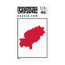 Ibiza map stamp