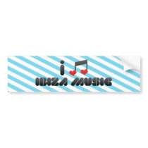 Ibiza Music fan Bumper Stickers