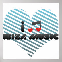 Ibiza Music fan Poster