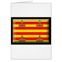 Ibiza Spain Flag cards by jacinto888 Ibiza Spain Flag cards