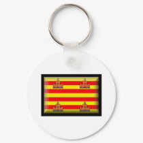 Ibiza Spain Flag keychains by jacinto888 Ibiza Spain Flag keychains