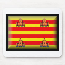 Ibiza Spain Flag mousepads by jacinto888 Ibiza Spain Flag mousepads