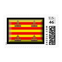 Ibiza Spain Flag Stamp