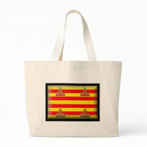 Ibiza (Spain) Flag Tote Bags