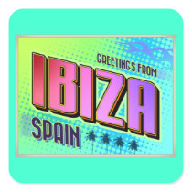IBIZA SQUARE STICKER