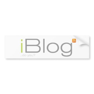 iBlog Bumper Sticker bumpersticker