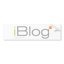iBlog Bumper Sticker bumper stickers