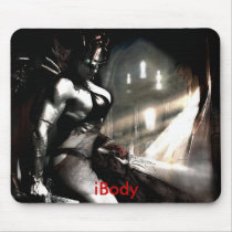 iBODY Gladiator Princess- Diana Tyuleneva Mousepad by Smoove1Tone iBODY Gladiator Princess- Diana Tyuleneva Mousepad