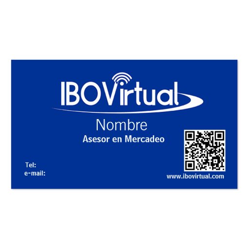 IBOVirtual Business Card (front side)