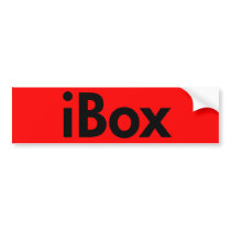 iBox bumper stickers by bumper2bumper iBox bumper stickers