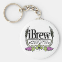 iBrew Beer and Wine Key Chain