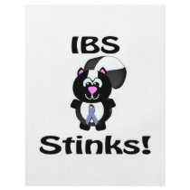 IBS Stinks Skunk Awareness Design Flyers
