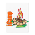iCamp Camping Shirt postcards by TentsNTrees iCamp Camping Shirt postcards